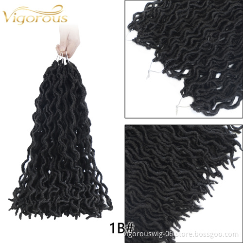 Private label wholesale for afircan hair attachments gypsy locs pre stretch hair extensions wigs synthetic braiding hair